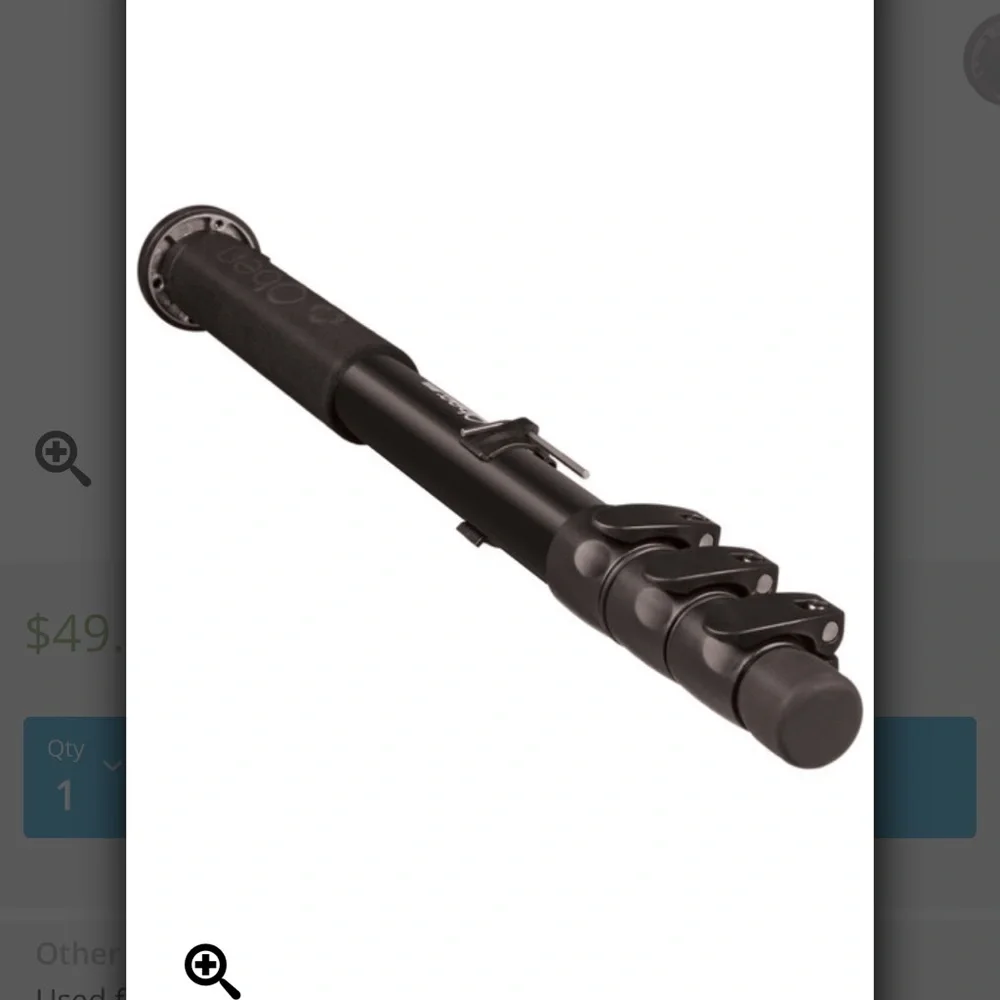 NIB Oben Aluminum Monopod ACM-2400